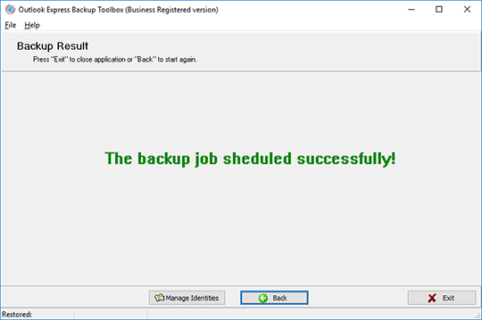 從 outlook express 備份