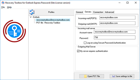 忘记密码 outlook express