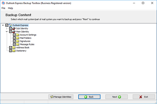修復工具備份 outlook express