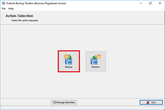 backup outlook contacts