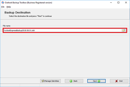 restore outlook account
