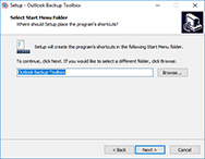 backup settings and data from outlook
